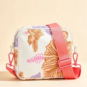 Personalized Women Custom Print Waterproof Small Zipper Dupon Shoulder Messenger Clutch Pouch Tyvek Crossbody Bag