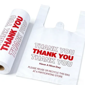 Plastic Bag Thank You Shopping Plastic Grocery T Shirt Bags Plastic Bags With Logos