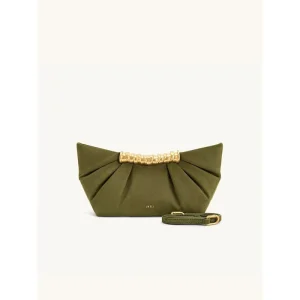 Pleated Metal Clutch Bag Leia Magnetic Clasp Gender-neutral Shoulder Crossbody Bag Summer