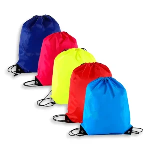 Polyester Custom Promotional Drawstring Sack Pack Bag