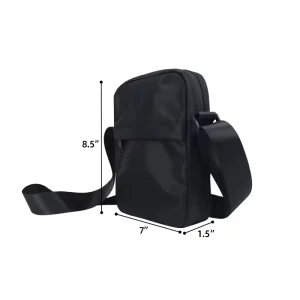 Polyester Waterproof Carbon Smell Proof Crossbody Messenger Shoulder Bag for Carrying