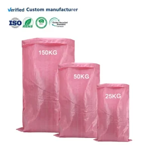 Polypropylene Sack Grain Bags 25KG 50KG 100KG Rice Corn Wheat Maize Africa Waterproof Colorful PP Woven Sack Bag