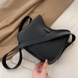 Popular Korean Large-capacity Messenger Bag Women’s Soft Leather Retro Texture Shoulder Messenger Bag