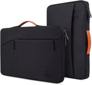 Portable 11-12 Inch Laptop Sleeve Bag Oxford Material Durable Travel Carry Case Cover with Sling System Simple Style