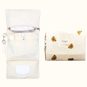 Portable Baby Diaper Bag Multifunction Custom Diaper Bag Reusable Diaper Bags for Babies