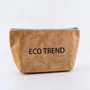 Portable Customized Logo Washable Shell Tyvek Cosmetic Bag Makeup Bag Travel Toiletry Dupont Zipper Pouch for Organizer