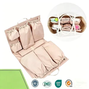 Portable Diaper Caddy Organizer Compatible Baby Diaper Bag Insert Organizer Diaper Mommy Bag