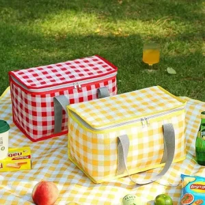 Portable Insulated Cooler Tote Bag Waterproof Thermal Lunch Bag for Work Outdoor Picnic