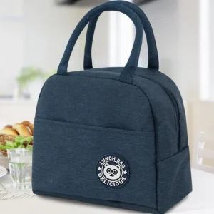Portable Lunch Bags Thermal Insulation Cooler Bag Storage Box Ice Pack Children’s School Lunch Box Picnic Storage Large Capacity