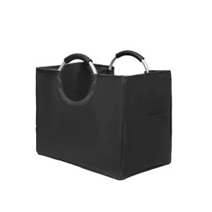 Portable Solid Color Oxford Cloth Shopping Bag Large Capacity Eco friendly Multi purpose Use for Supermarket Beach Grocery