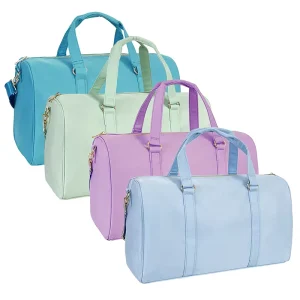 Practical Sports Gym Yoga Bag Custom Print Pattern Travel Vacation Bags Foldable Travelling Luggage Waterproof Nylon Duffle Bags