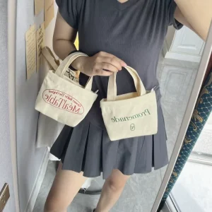 Price Offered Cotton Canvas Shopping Bag Reusable for Beach Visits Daily Shopping and Weekend Market Shopping
