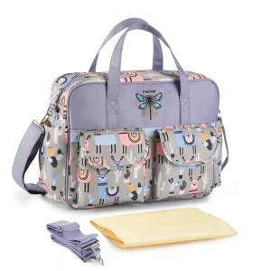 Printed Diaper Bag Baby Nappy Bag With Changing Pad Maternity Bags Mummy Nursing Handbags Waterproof Baby Stroller