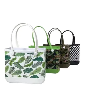 Printed EVA Open Leopard Print Fashion Storage Waterproof Wear resistant Portable Large Capacity Outdoor Summer Camping Beach