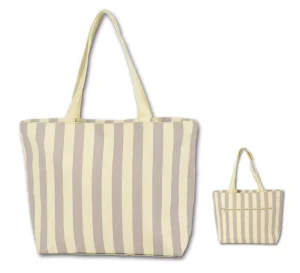Printed Natural Recycled Cotton Canvas Tote Hand Bag Beach Bag