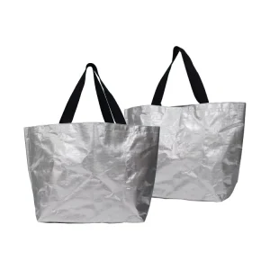 Promotional Custom Printed Logo Eco Friendly Tote Recyclable PP Woven Shopping Bag with Handle