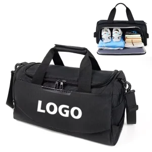Pryes Custom Logo Outdoor Sports Backpack Sport Gym Bag Women Men Waterproof Shoe Space Travel Bags Outdoors Duffel Bag
