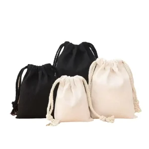Pure Cotton Custom Drawstring Bag Backpack Draw String Bag
