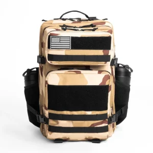 Refrigerated Polyester Velcro Fitness Molle Running Packs Gym Bag with Patches Wolf Pak Backpacks