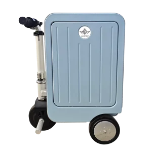 Retro Style SA3 Aluminium Frame Folding Scooter Luggage Durable PC Travel Bag Waterproof Anti Theft Portable Carry On