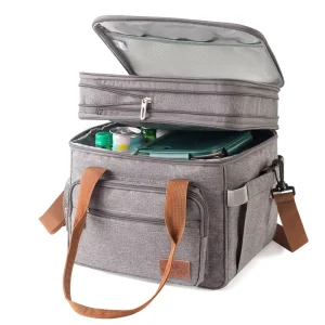 Reusable Leakproof Liner Large Capacity Tote Cooler Insulated Lunch Bags Boxes for Women