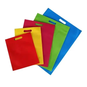 Reusable Shopping Bag Nonwoven Tote Bag D Cut Shopping Bag Customize