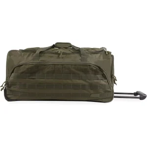 Rolling Waterproof Duffel Bag with USB Port Wheeled Travel Trolley Luggage Unisex