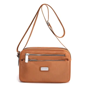 Royal Fair Custom Fashionable Style Portable Nylon Adjustable Crossbody Messenger Shoulder Bag Zipper Closure Waist Bag Casual