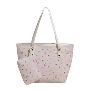 SH0366 Women’s Vintage Style Water Resistant PU Handbag Purses Casual Tote Bag Zipper Closure Two Handles Polyester Lining Lady