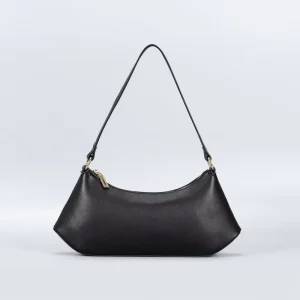 Saddle Bag Minimalist PU Leather ZIP Closure Retro Shoulder Bag for Women Small Messenger Bag All Seasons