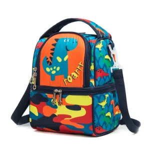School Large Capacity Kids Insulated Lunch Bag Student Lunch Box Girls Boys for Travel Camping Trip Picnic