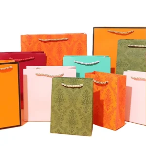 Shopping Paper Bag With Logo Gift Shopping Bag for Birthday