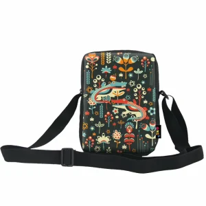 Shoulder Messenger Bag Vintage Style Durable Polyester Bag