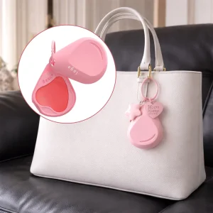 Silicone Travel Makeup Containers Refillable Cosmetic Storage Case with Mirror for Foundation Organizer