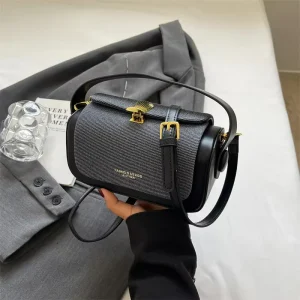 Simple Fashion Small Square Women Crossbody Bags Luxury Designer Candy Color Box Shape Purses and Handbags Female