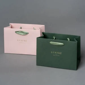 Simple Style Coated Paper Bag Rope for Clothing Gifts, Luxury Goods Packaging, with Custom Printed Brand Logo