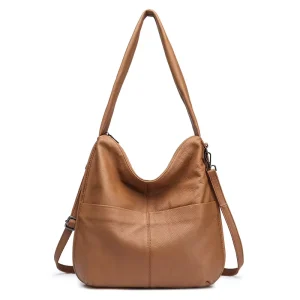 Single Shoulder Crossbody Bag for Women Retro Trendy Korean Style Soft Leather Evening Handbag Portable Tote Bag