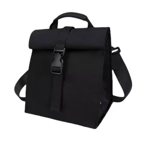 Single Shoulder Thermal Cooler Bag Aluminum Foil Insulation Bags for Men Women Custom Oxford Lunch Bag Outdoor Daily Life Work