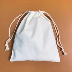 Small Cotton Drawstring Bag