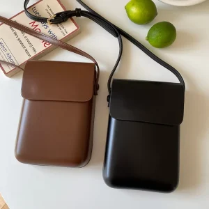Small Crossbody Bag for Women Cell Phone Leather Purse Mobile Phone Bag