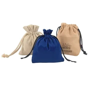 Small Cute Pouches Drawstring Makeup Bag for Girls Cotton Drawstring Bags With Logo Recycle Pink Non Woven Drawstring Bags