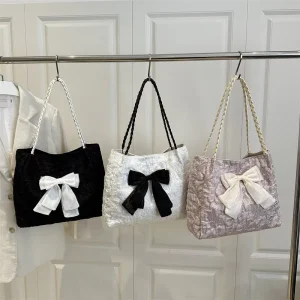 South Korea Ins Trendy Shoulder Bucket Bag Lazy Style Tote Bag Women’s Bag
