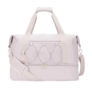Sport Gym Bag for Women With Elastic Rope Large Travel Duffel Bag