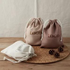 Storage Drawstring Bag Custom Logo and Size Printed Gift Jewelry Shoe Organic Velvet Small Dust Drawstring Pouch Bag