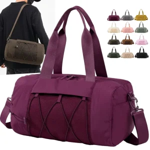 Stylish Colorful Waterproof Nylon Daily Gym Duffel Bag Women’s Large Capacity Travel Duffle Bag with Custom Logo