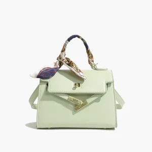 Stylish Minimalist Women’s PU Handbag Shoulder Bag Messenger Bag with Polyester Lining and Snap Lock
