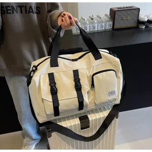 Stylish Oxford Gym Tote Bag with Soft Handle Polyester Lining 20-30L Capacity Custom Logo for Unisex