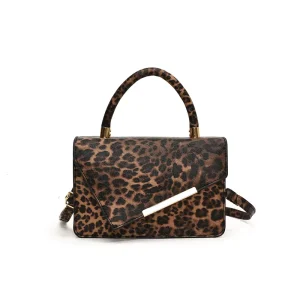 Stylish and Simple Underarm Bag Small Leopard Shoulder Bag Chain Messenger Bag Personality Messenger Bag