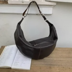 Suede Quiver Bag Single Zipper Closure Soft Shoulder & Crossbody Women’s Fashion Niche Bag