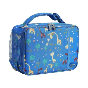 Summer Collection Large Capacity Eco-Friendly Polyester Lunch Bag Single Handle Waterproof Insulated Zipper Food